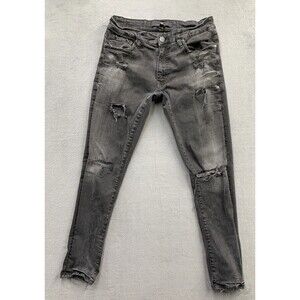 Jordan Craig Sean Denim Jeans 32x32 Black Legacy Edition Destroyed Distressed